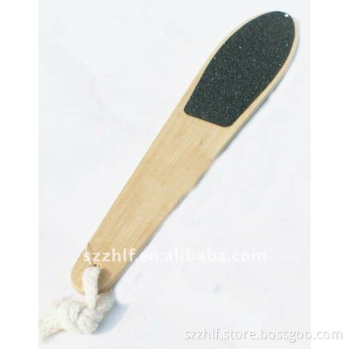 wooden sandpaper foot file